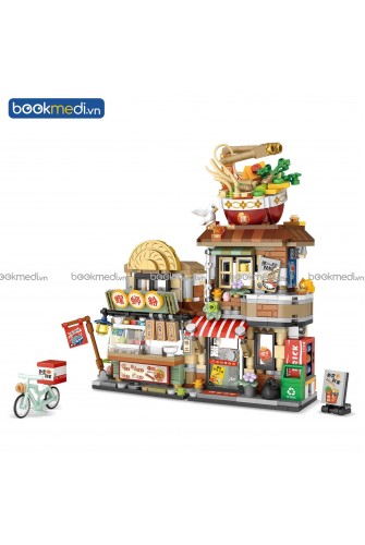 Đồ Chơi Lắp Ráp Mô Hình Tiệm Mì (The Spiral Noodle Shop) Hãng Loz